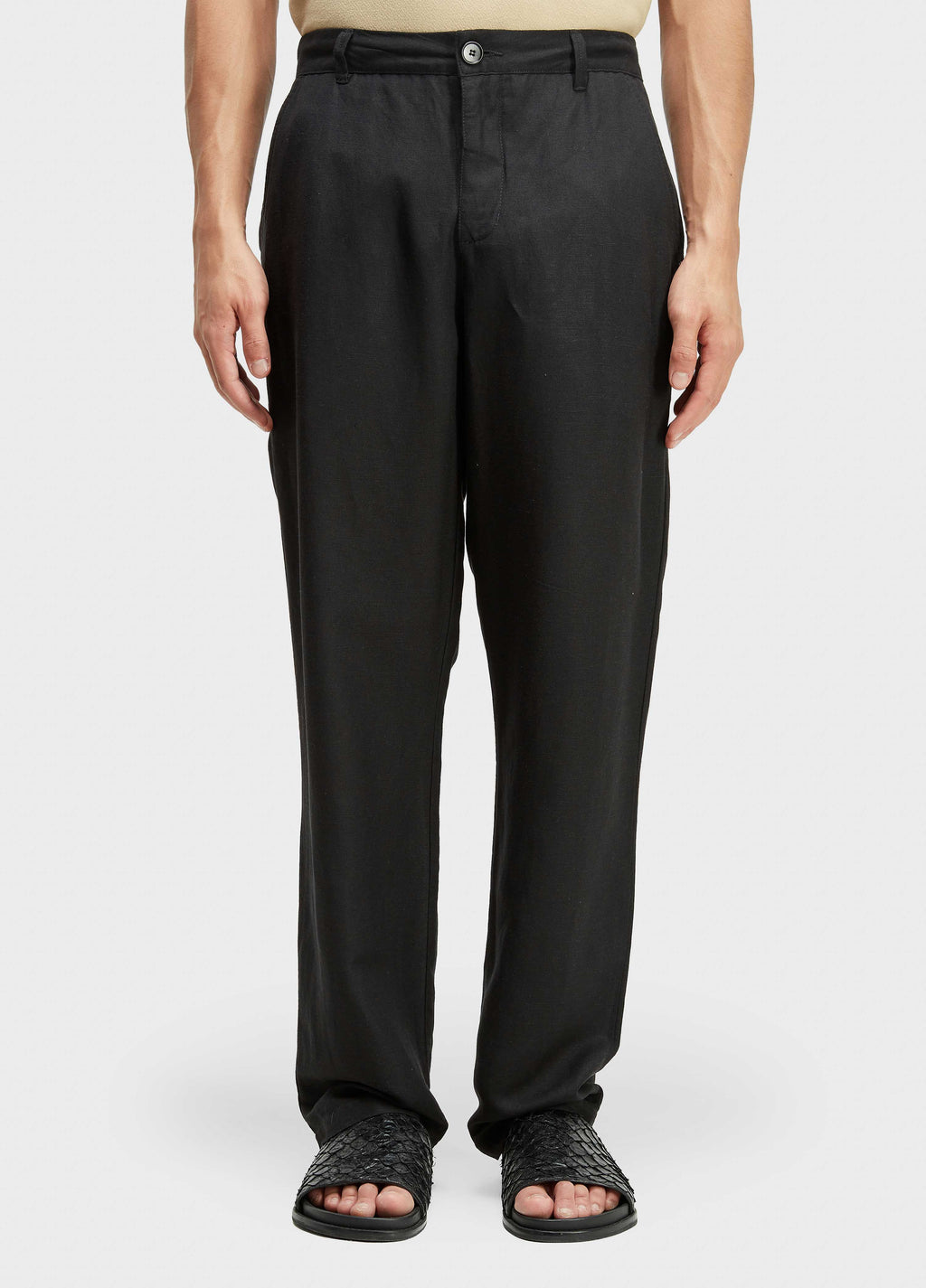 CALCA ALFAIATARIA FLUID LINEN