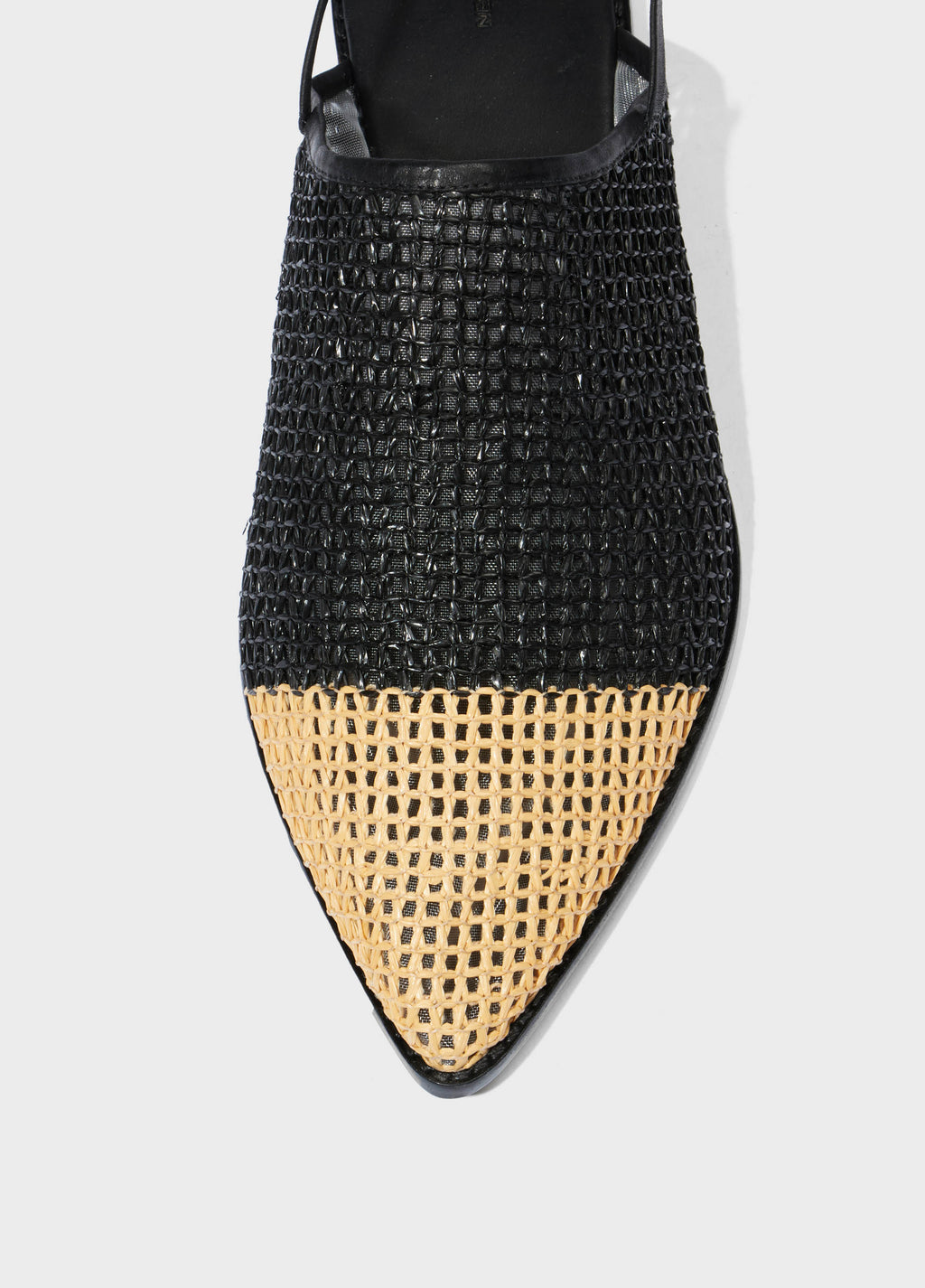 BABOUCHE RÁFIA BICOLOR