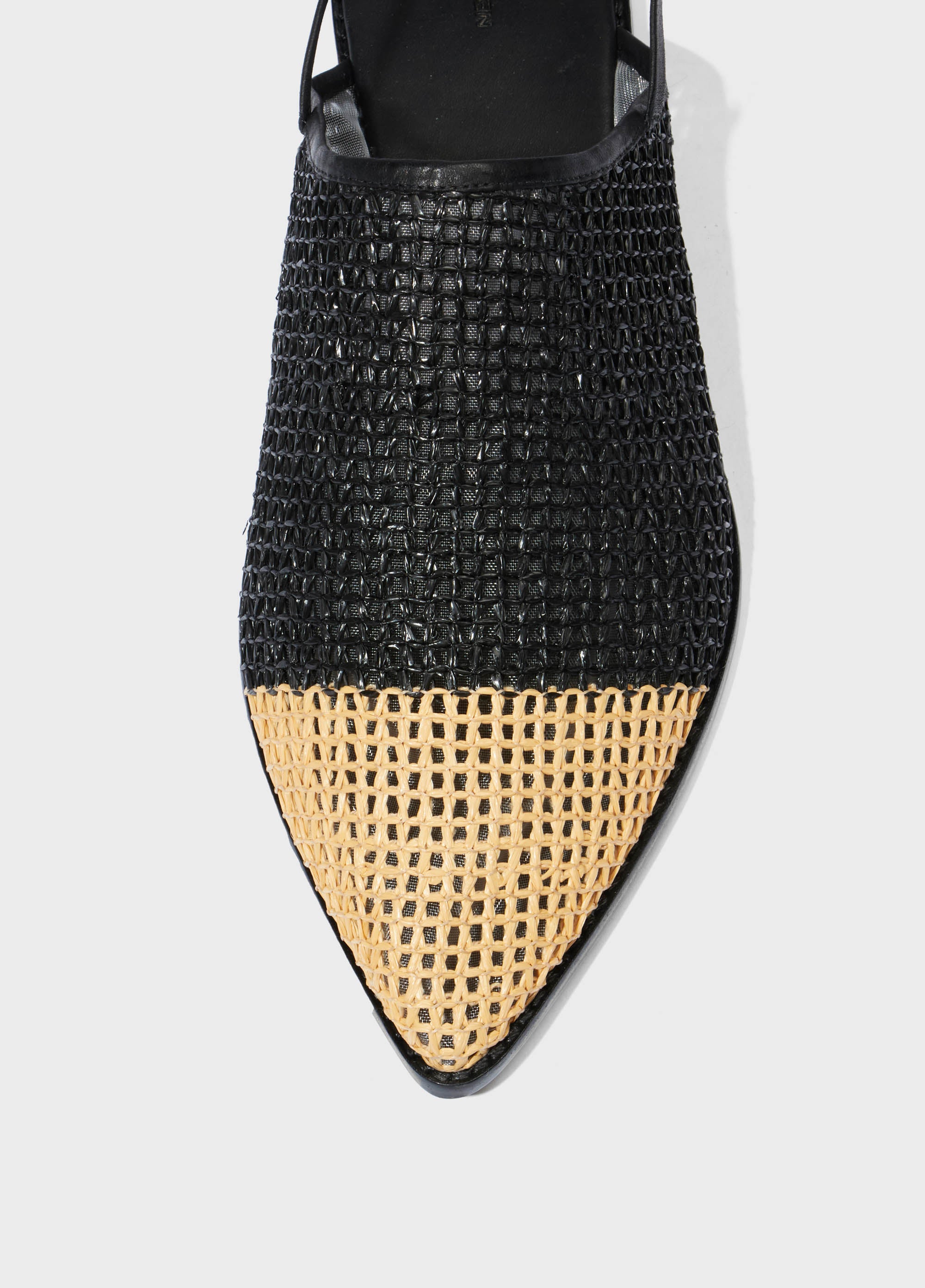 BABOUCHE RÁFIA BICOLOR