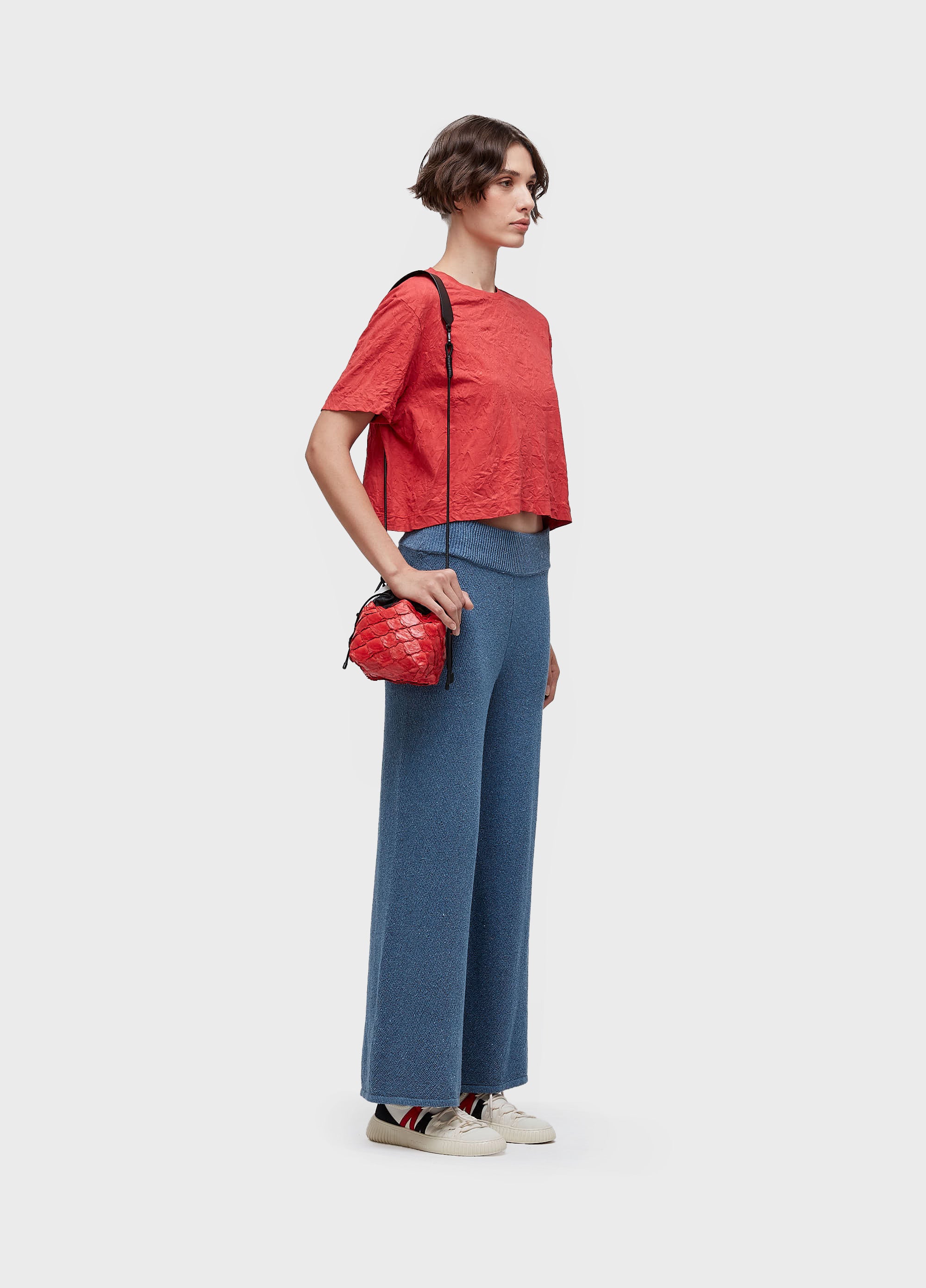 CALÇA TRICOT REDE