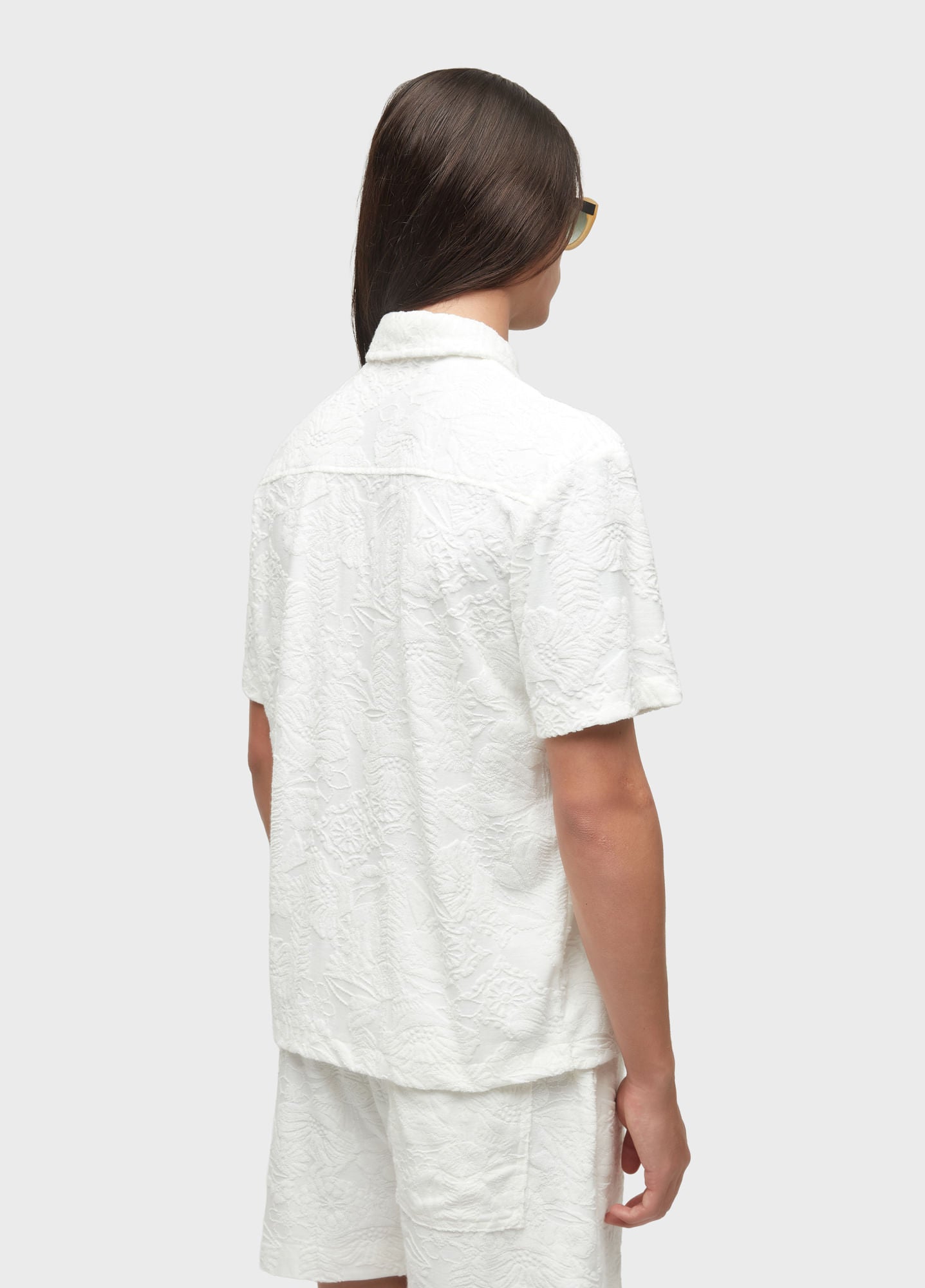 CAMISA NATURE JACQUARD ATOALHADO MC