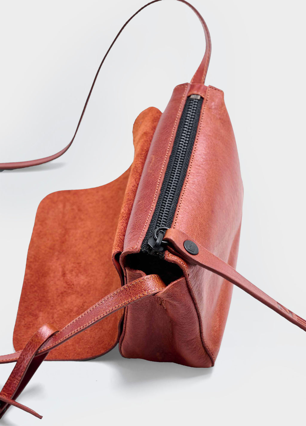 MINI LEATHER CROSSBODY E-BASICS BAG