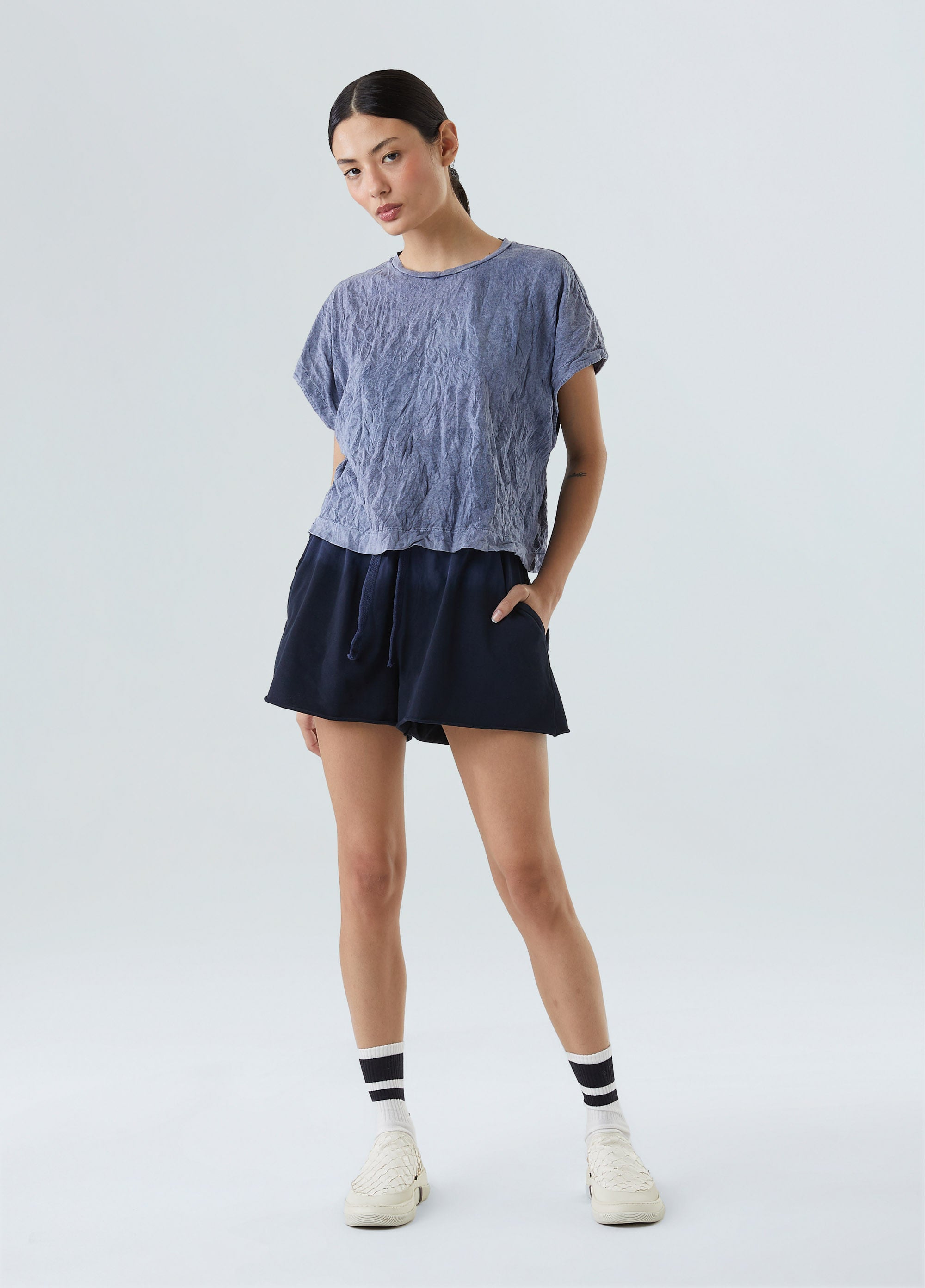 SHORT TIE DYE BLUES