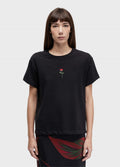 T-SHIRT ROSA BORDADA