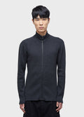 SWEATER TRICOT ZIPPED COTTON