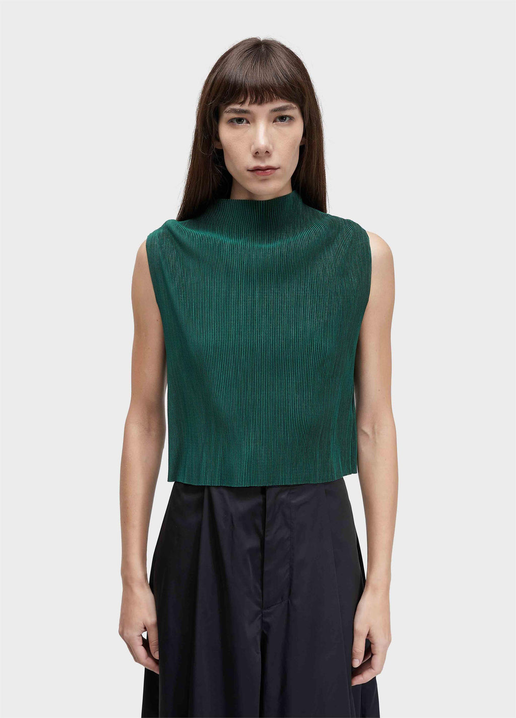 BLUSA SLEEVELESS PLISSÊ