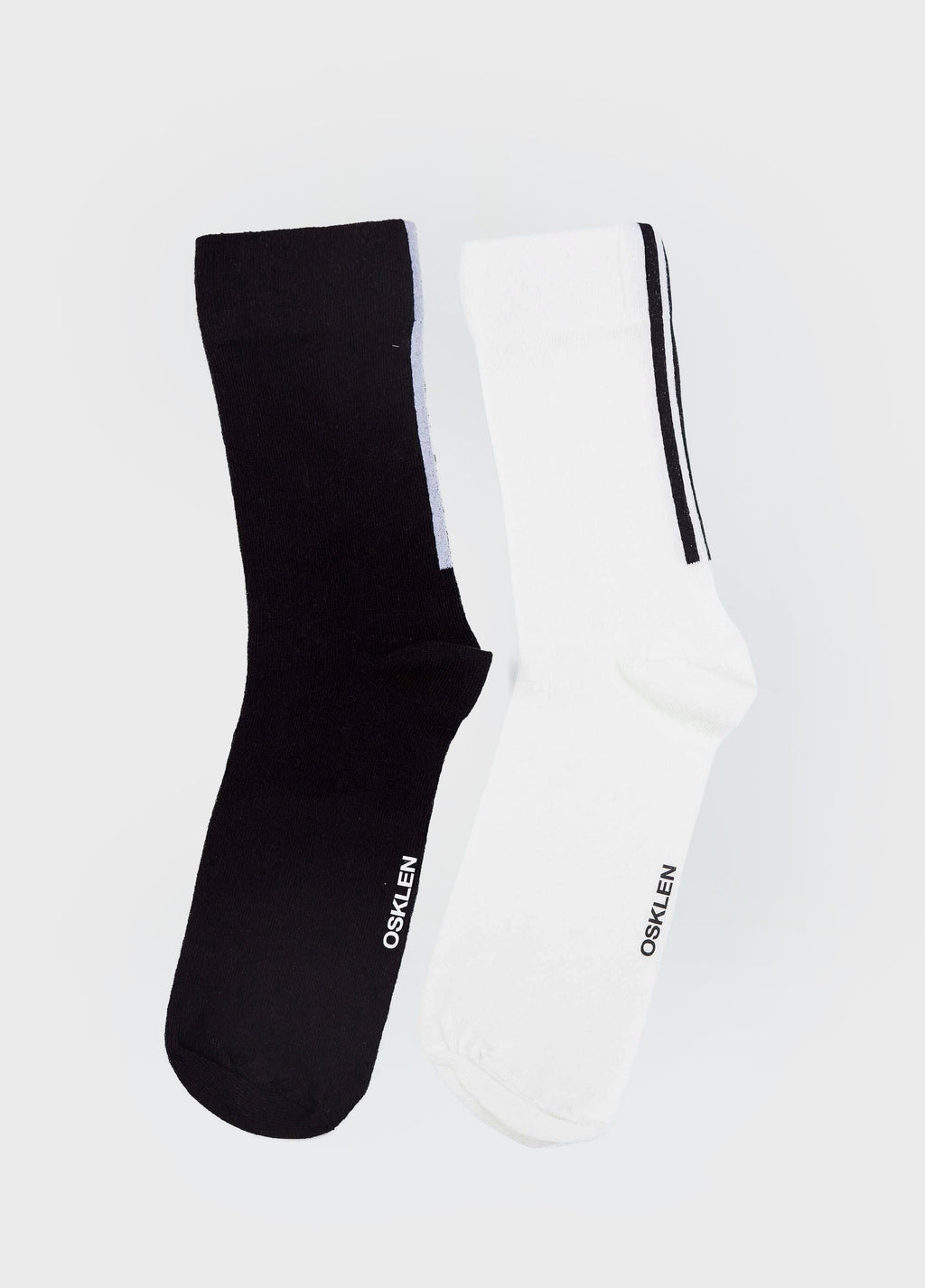 MEIA LISA VERTICAL STRIPE PB