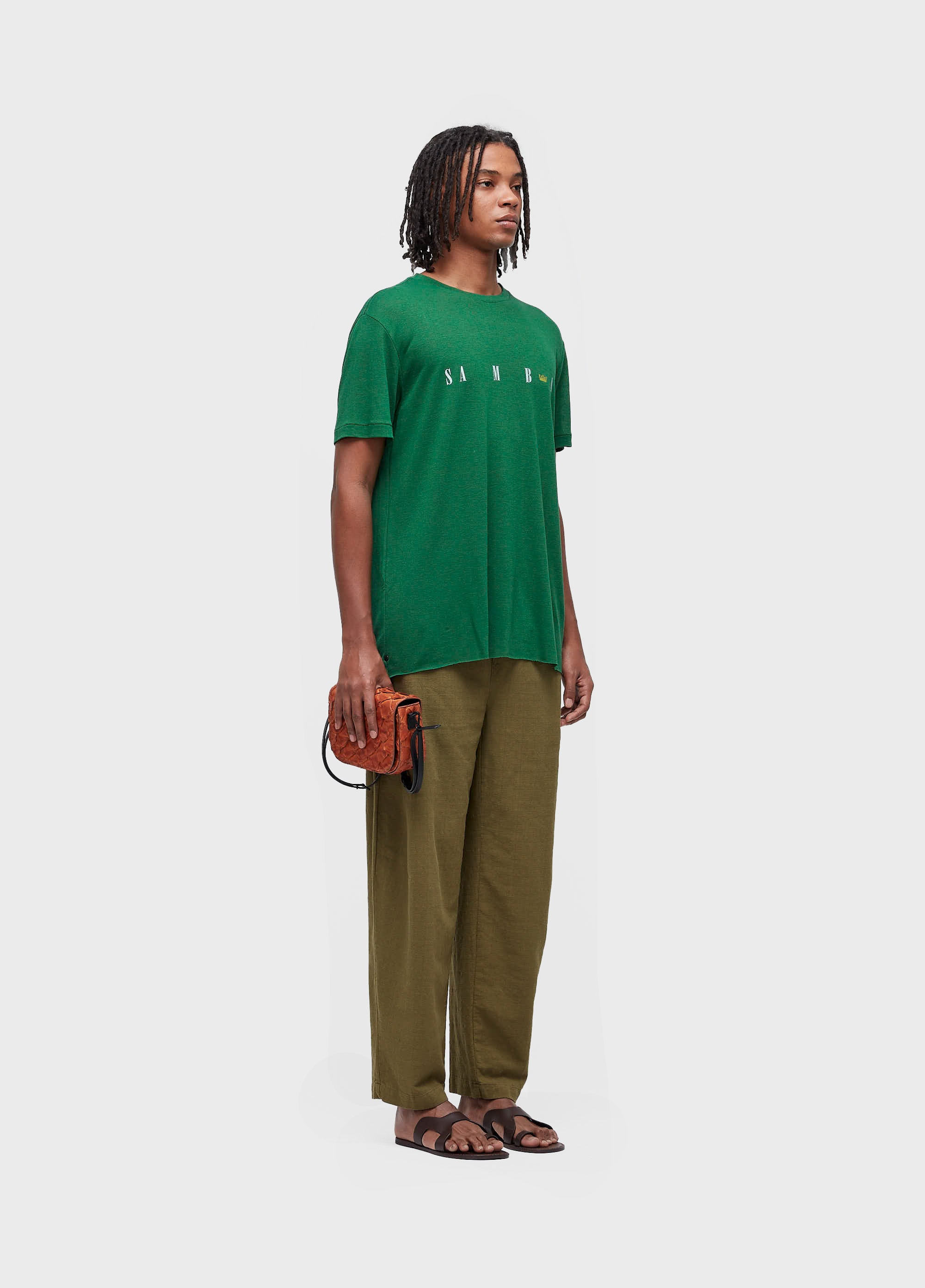 T-SHIRT SAMBA COROA LIGHT LINEN MC