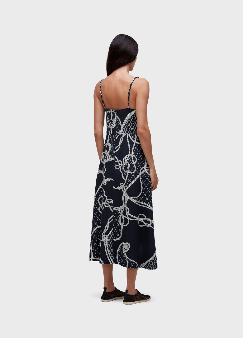 VESTIDO ALÇAS KNOT BLUE