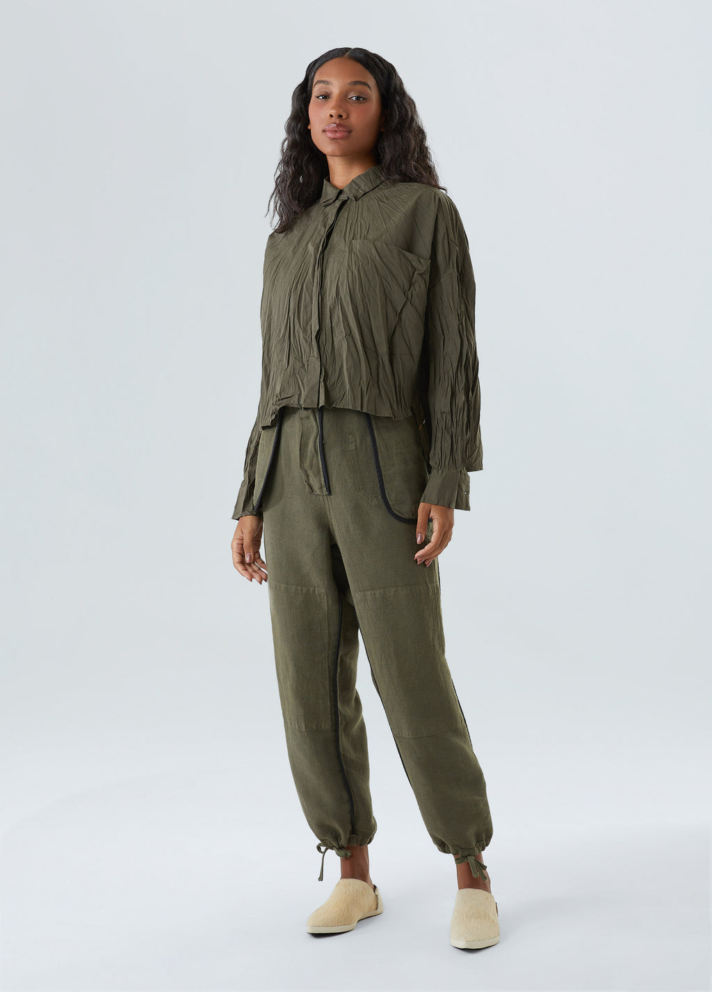 CALCA BOLSOS DOUBLE FACE VERDE FOREST