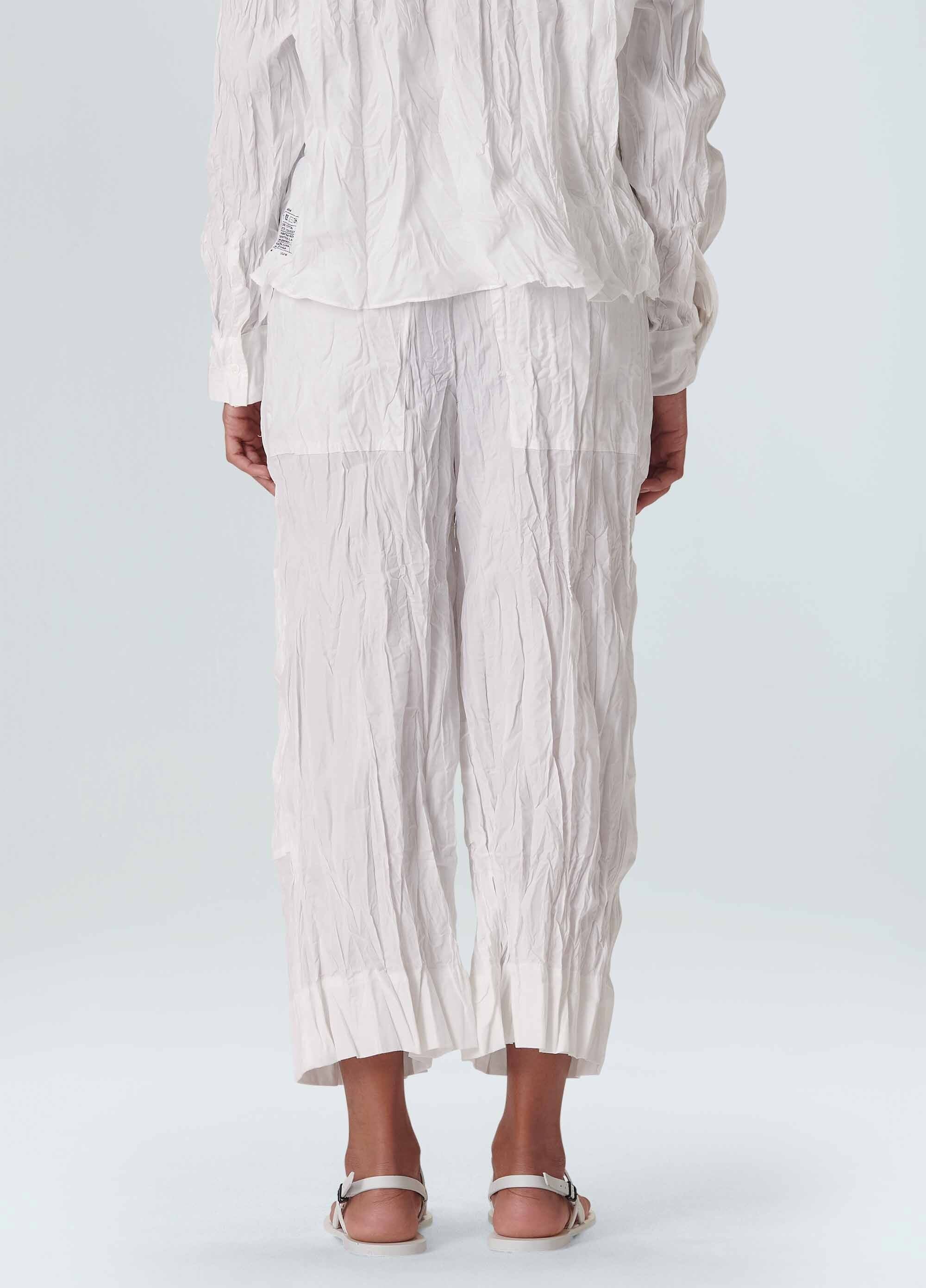 CALÇA TRICOLINE WRINKLED