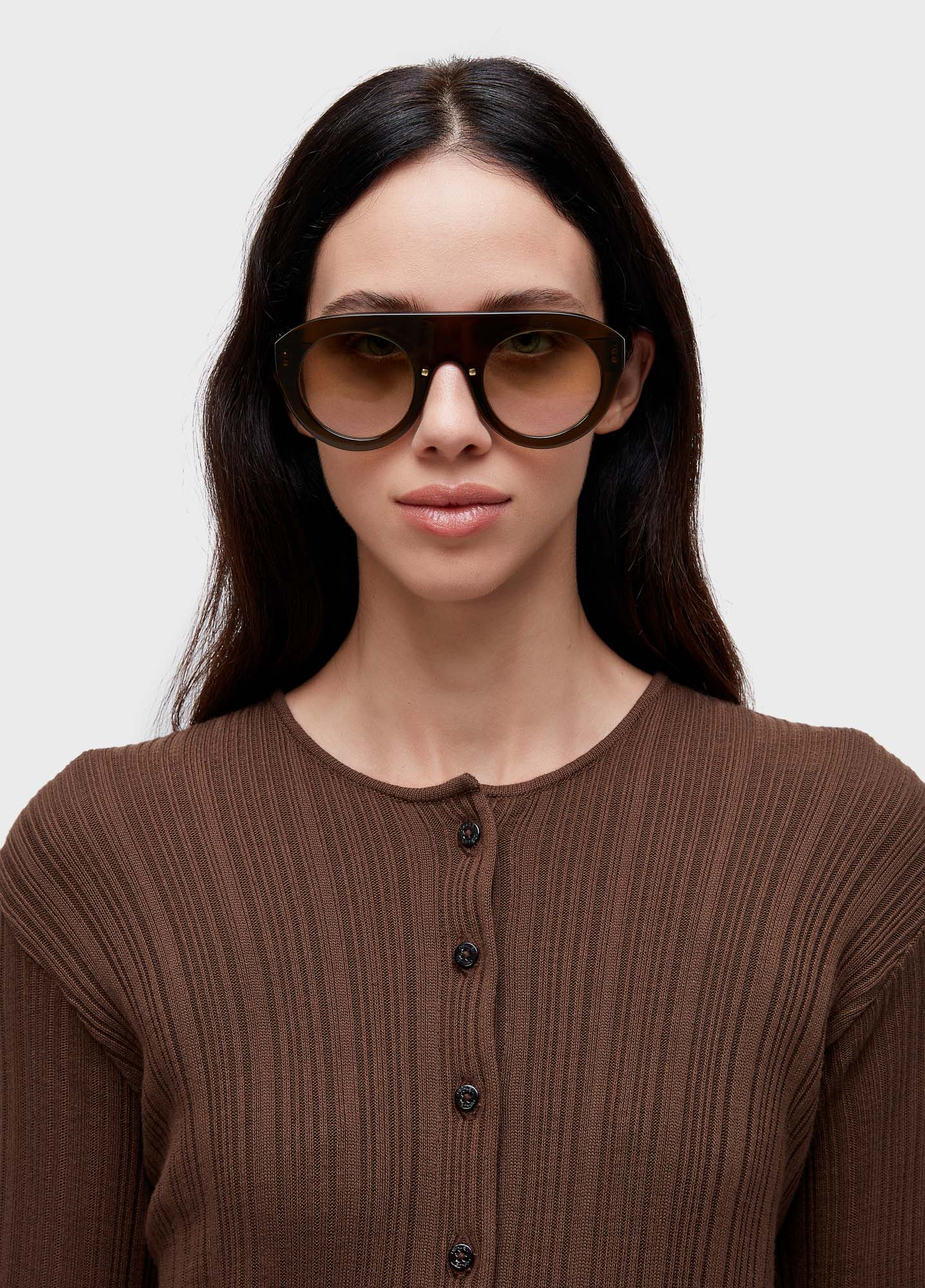 CARDIGAN TRICOT CANELADO IRREGULAR