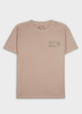 T-SHIRT STONE CARIMBO MC ROSA QUARTZO