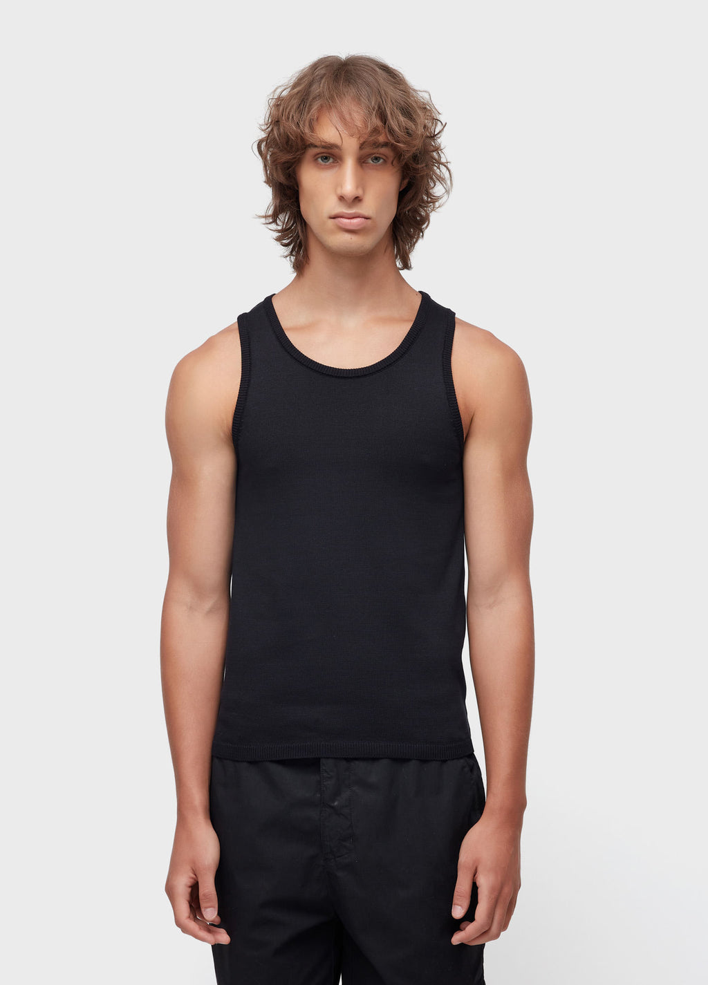 REGATA TRICOT CANELADO SLIM