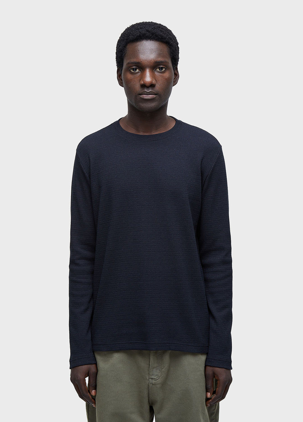 T-SHIRT RIBBED JUTA ML PRETO