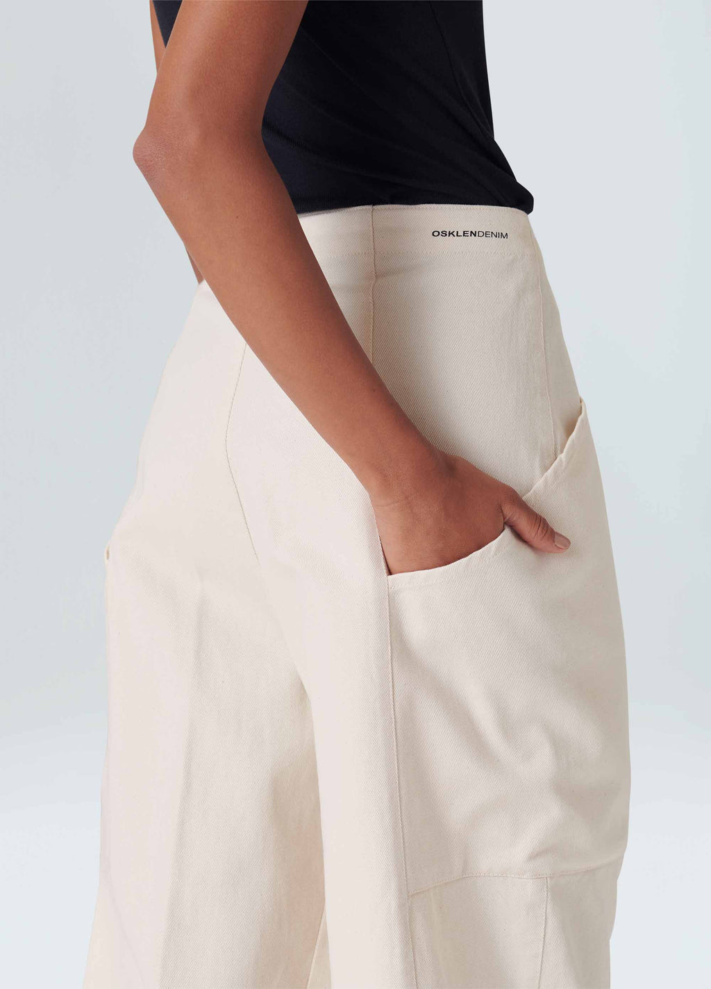 CALÇA BARREL WHITE