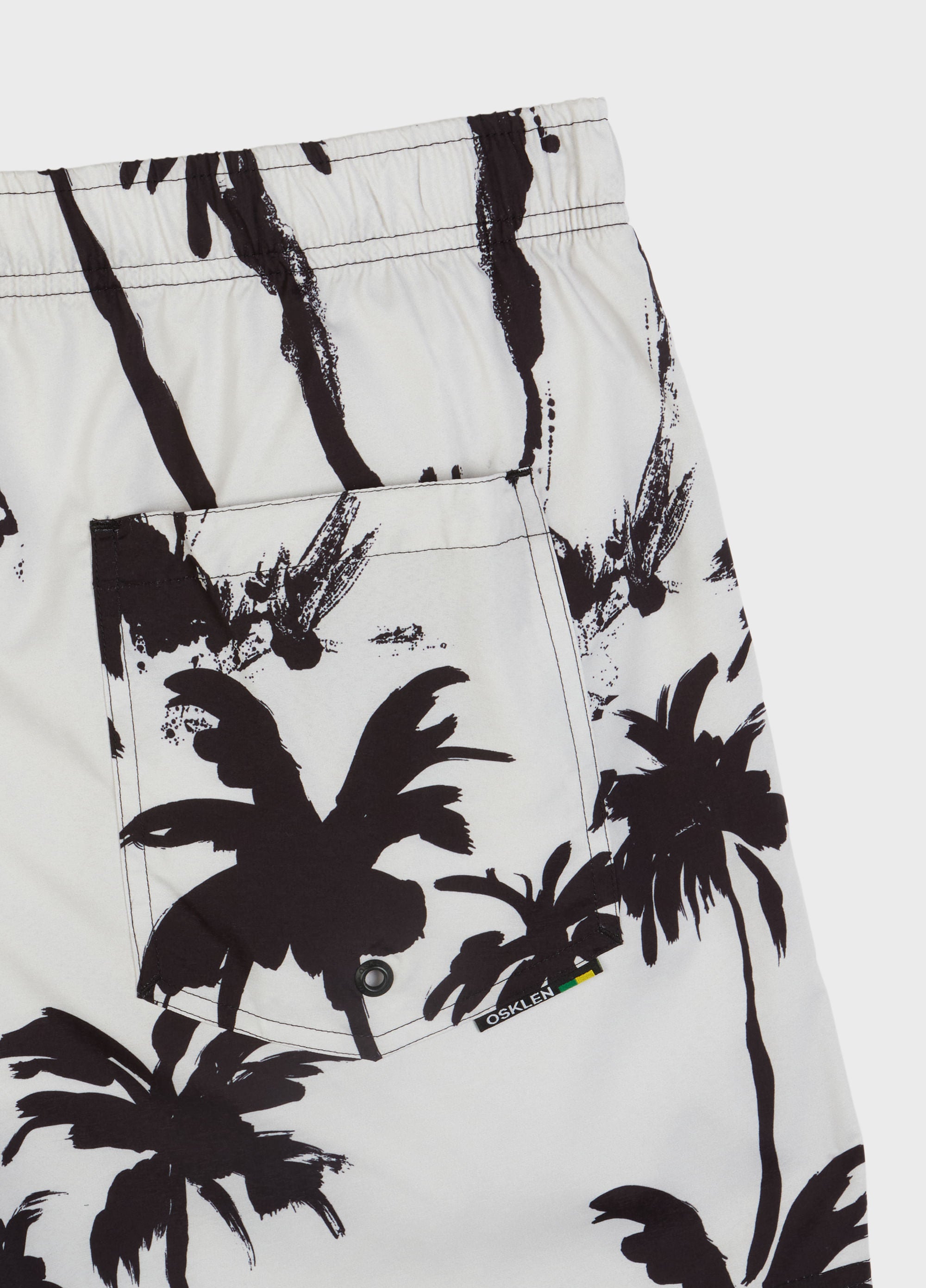 BEACH SHORT AQUAONE RORSCHACH OFF-WHITE/PRETO