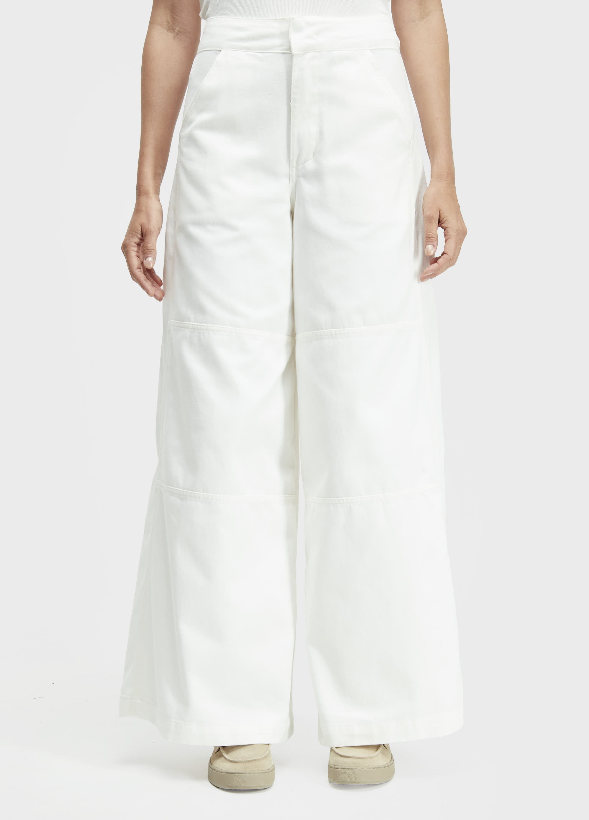 CALÇA RECORTES DENIM