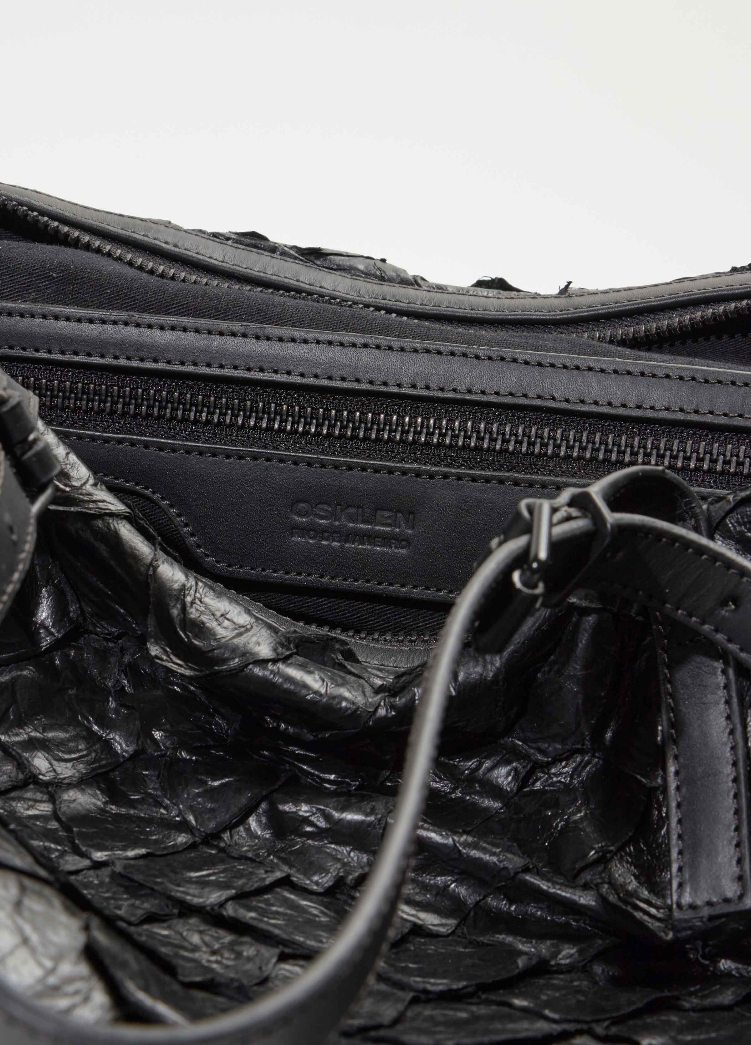 PIRARUCU SHOULDER BAG PRETO/PRETO