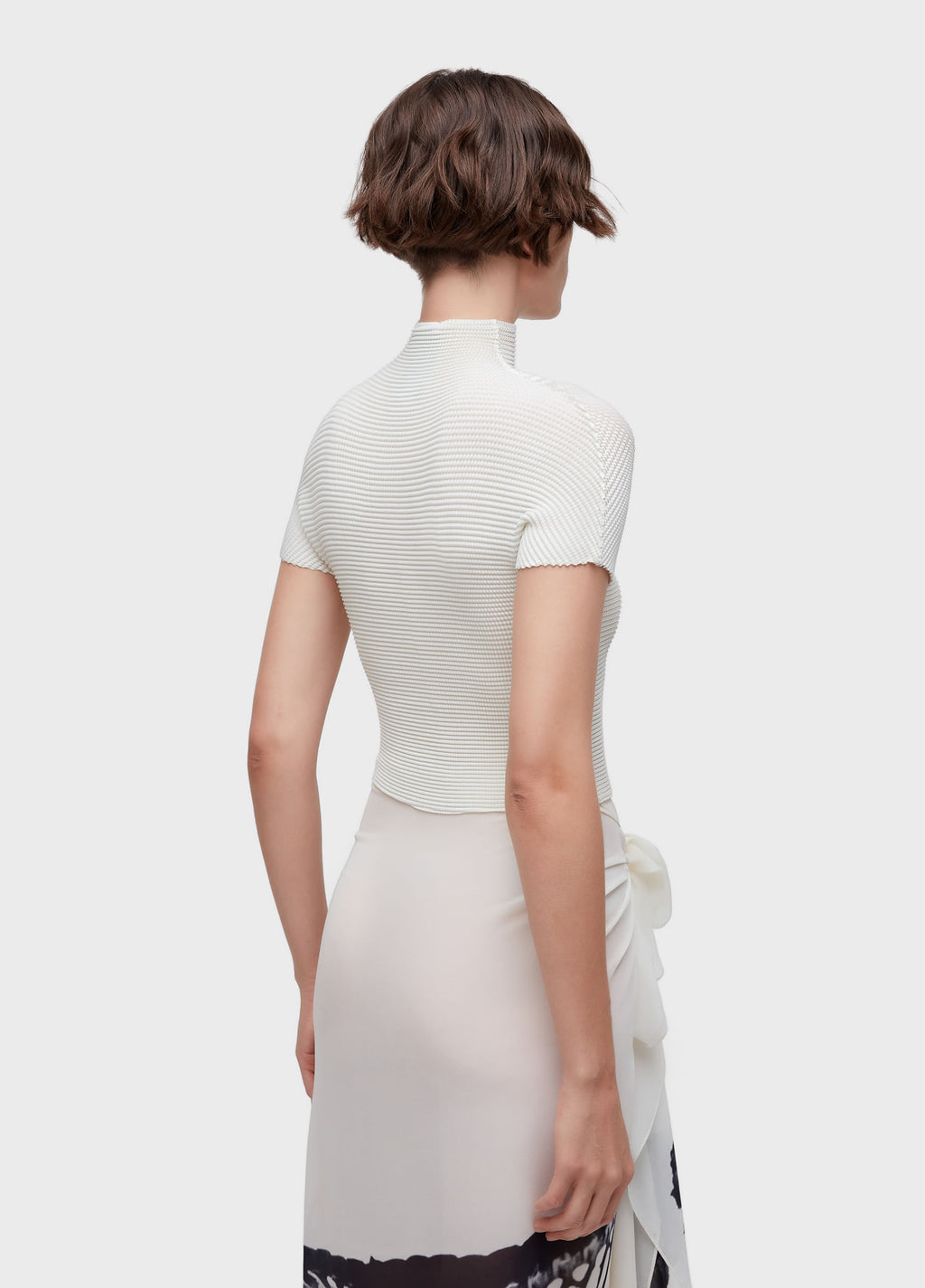 BLUSA MC PIXEL OFF-WHITE