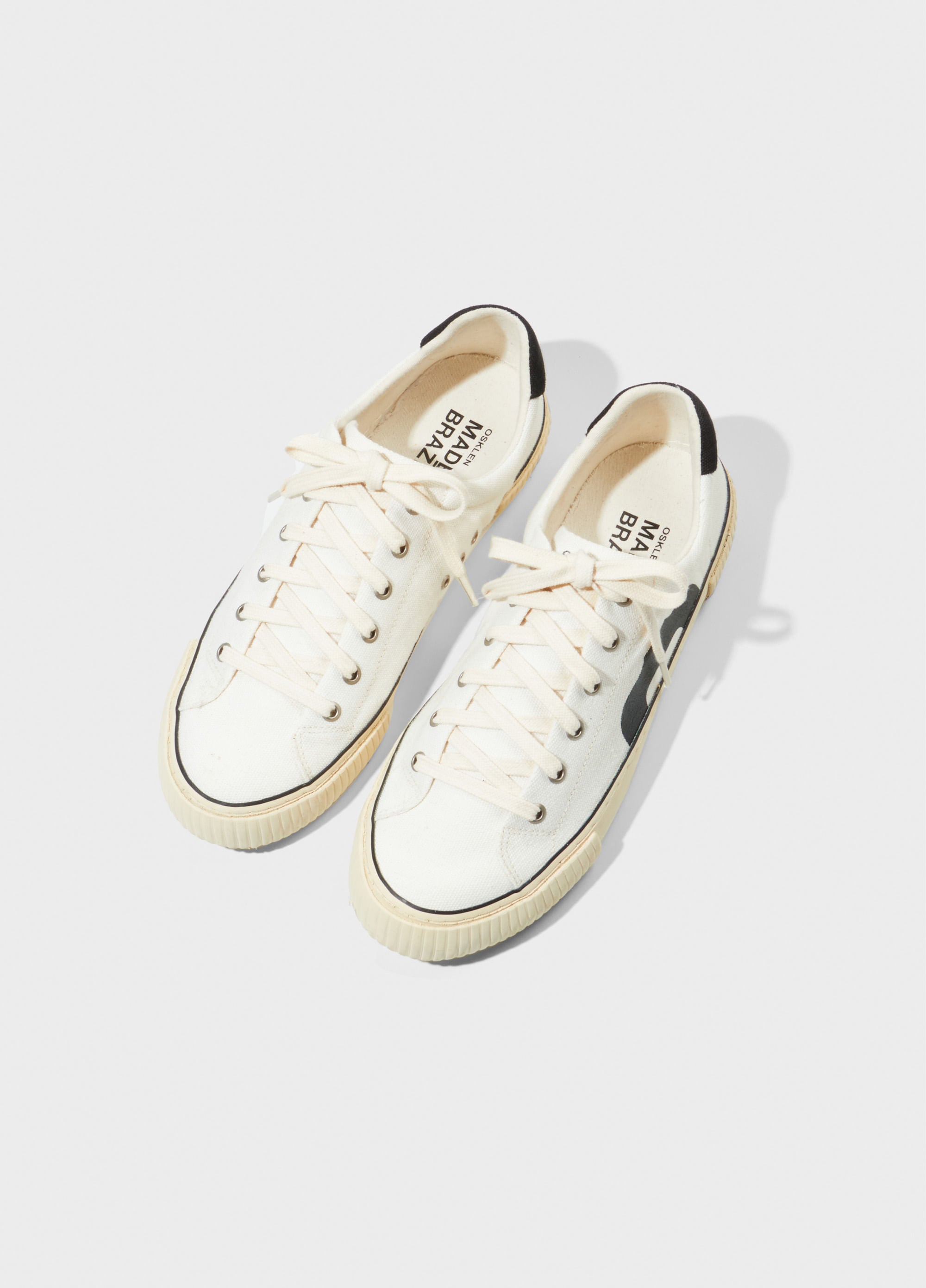 TÊNIS LONA +5521 M OFF-WHITE/PRETO