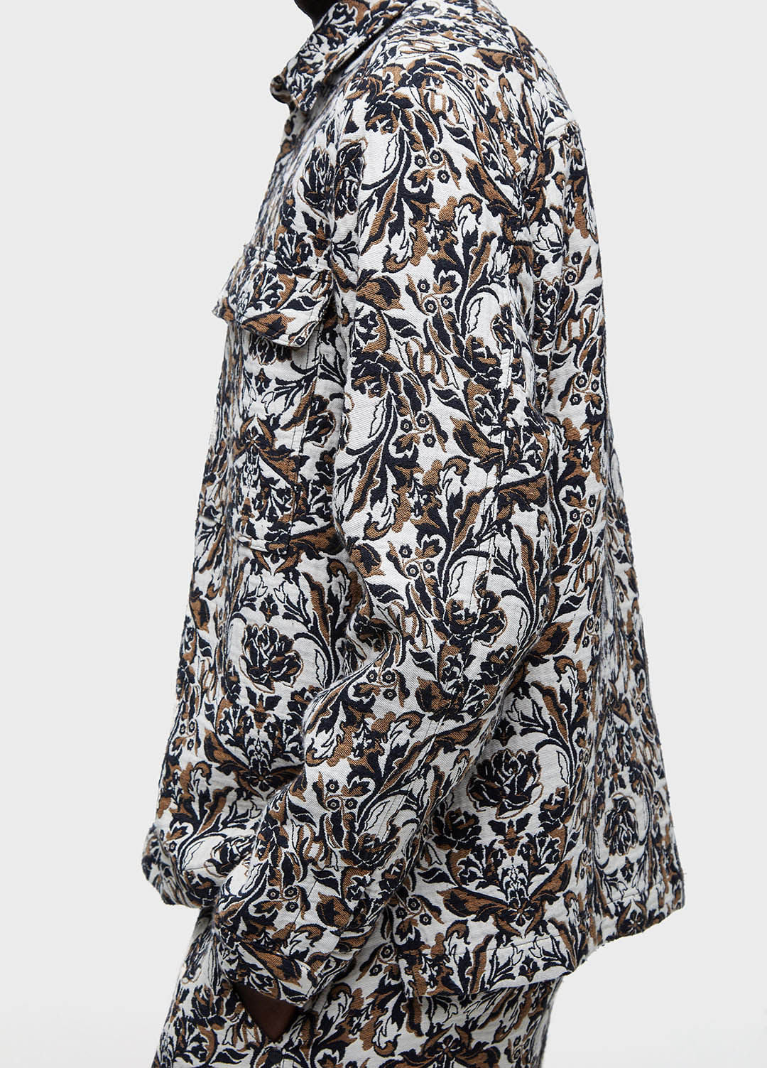 JAQUETA DOUBLE ROSE JACQUARD