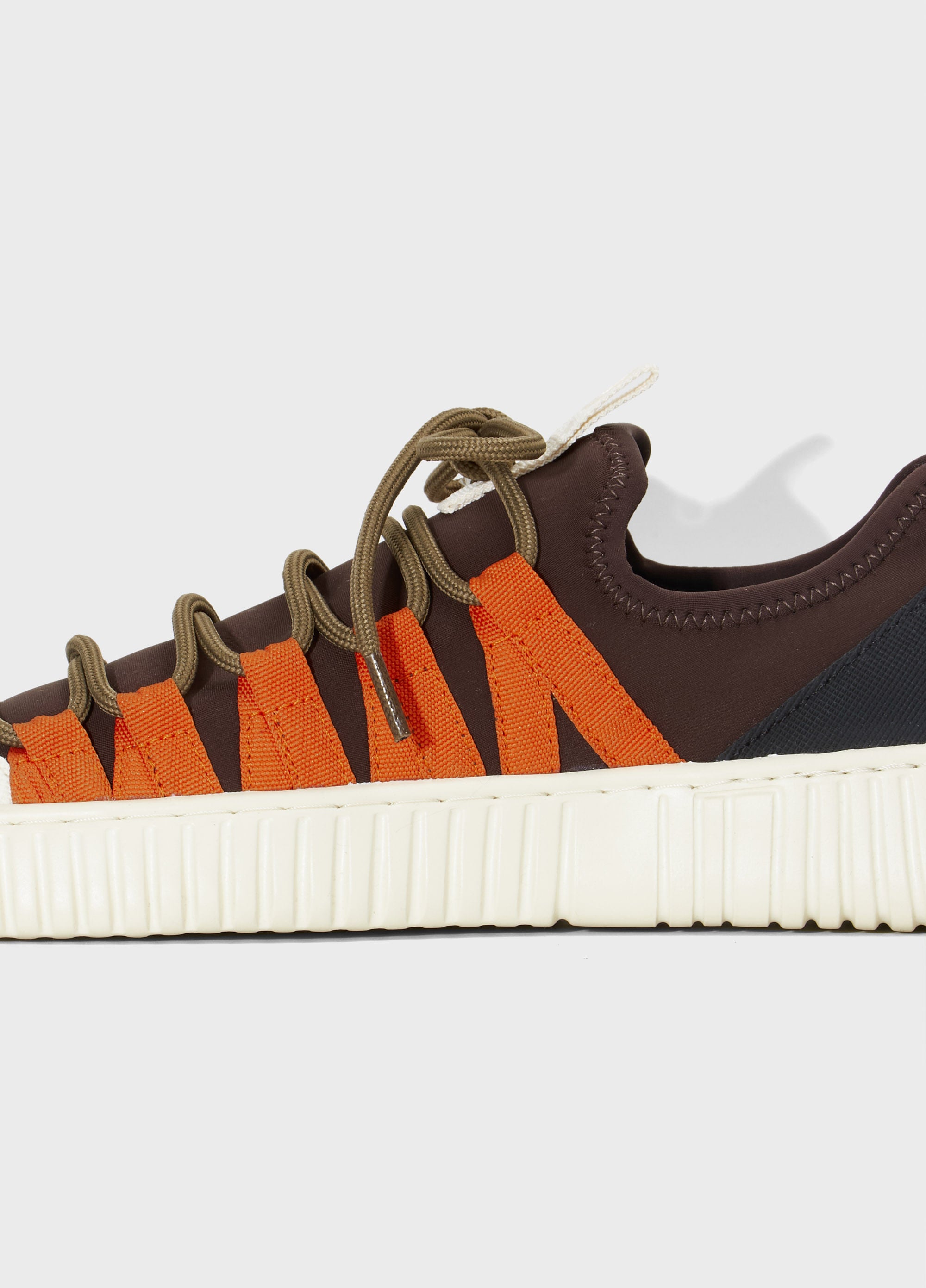 TENIS ARPX LOOP MARROM/LARANJA
