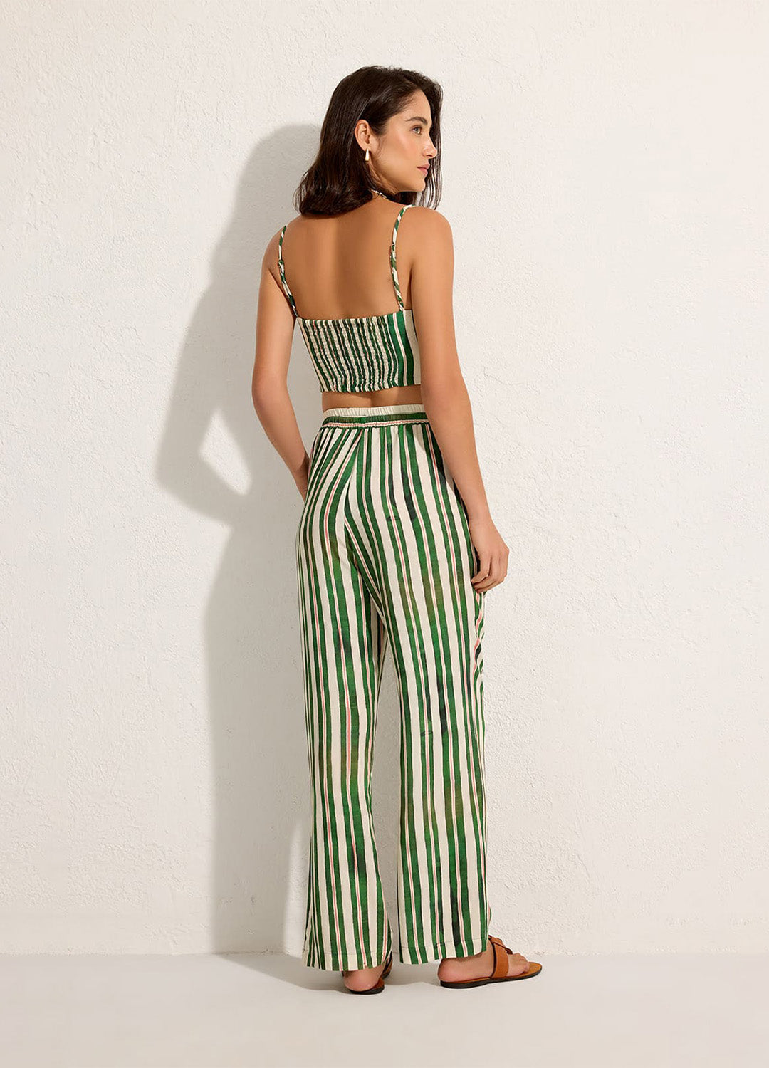 CALÇA RETA COS ELASTICO