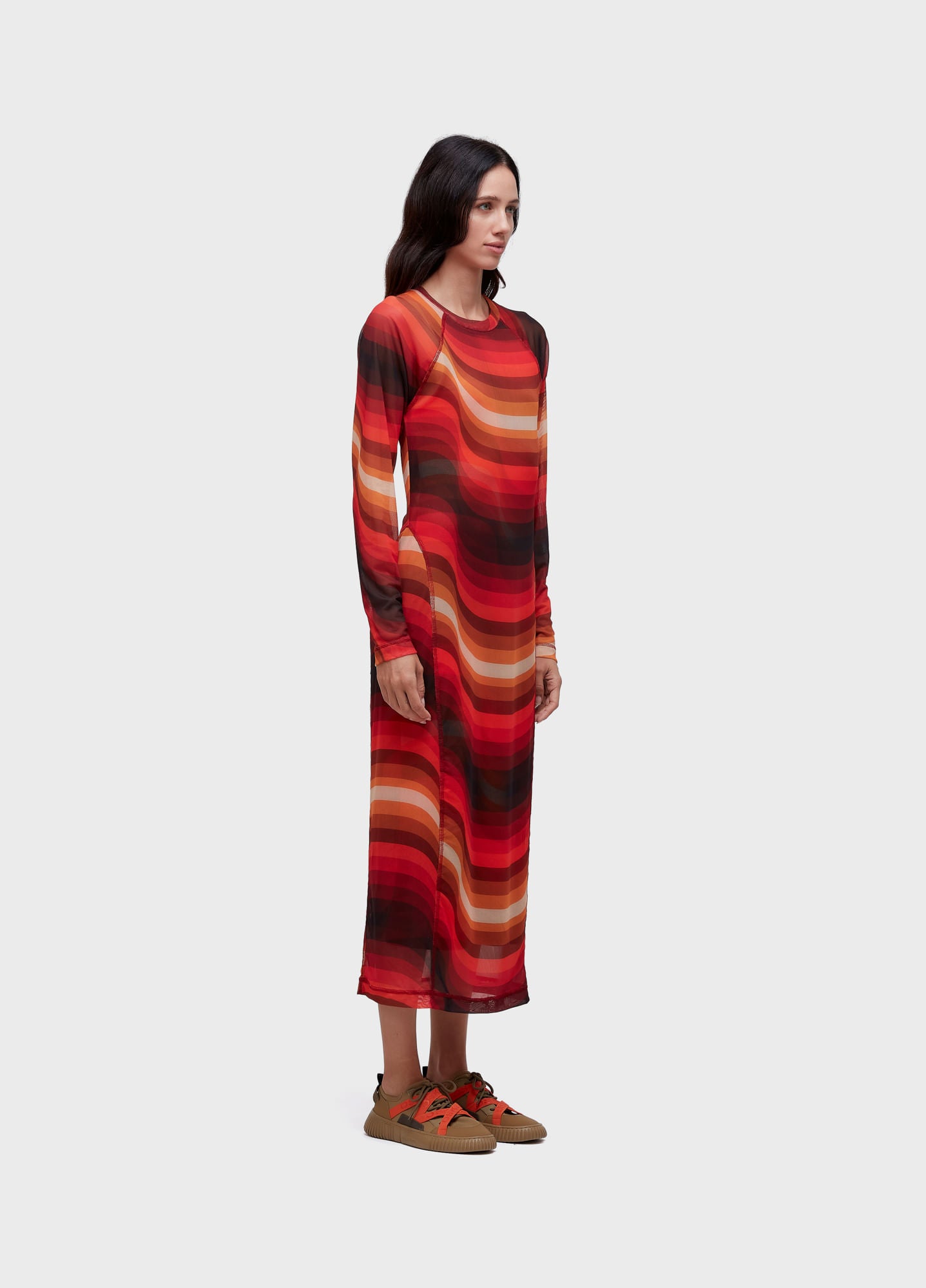 VESTIDO TULE FIT IPANEMA LARANJA/AMARELO