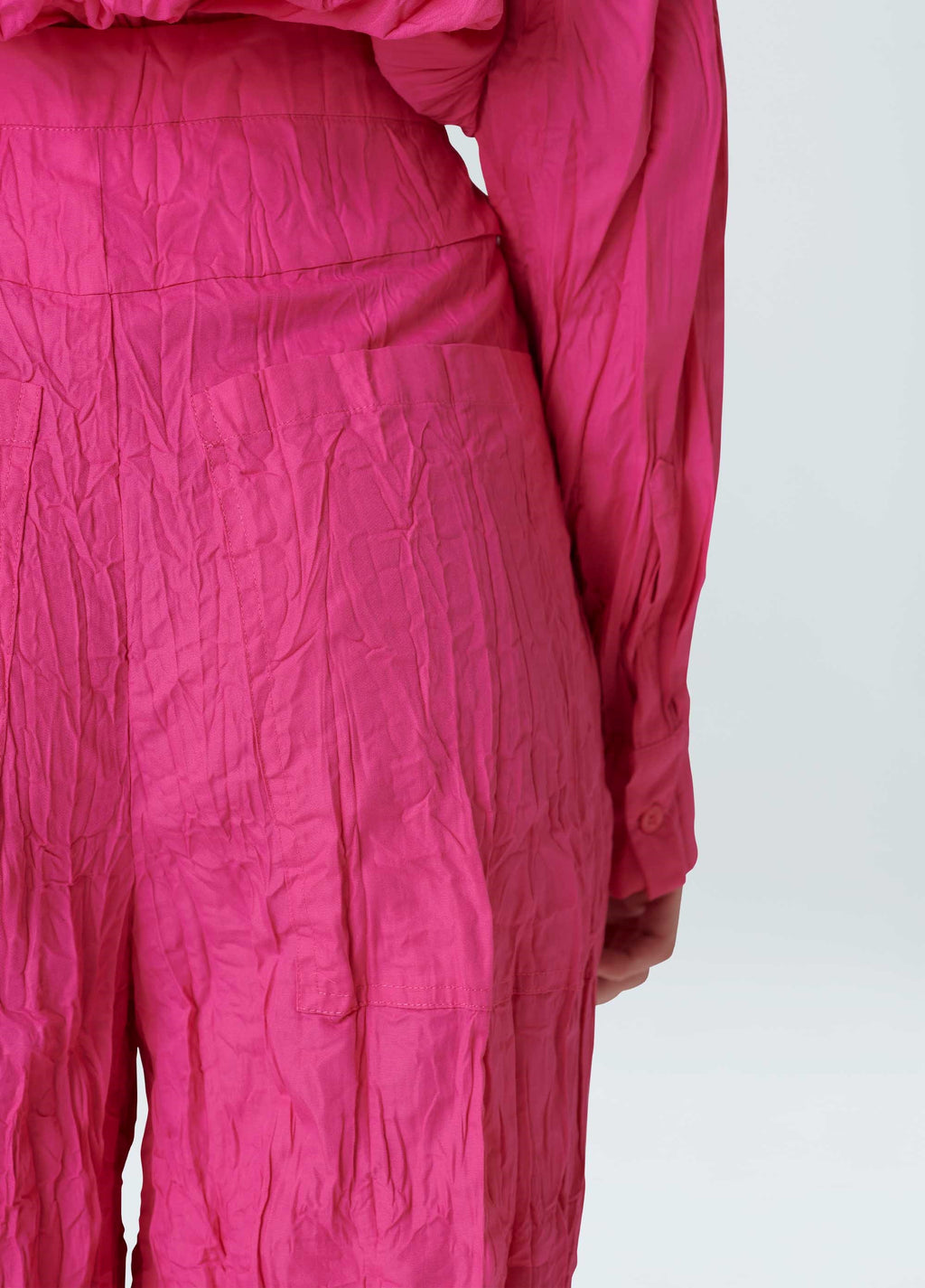 CALÇA TRICOLINE WRINKLED