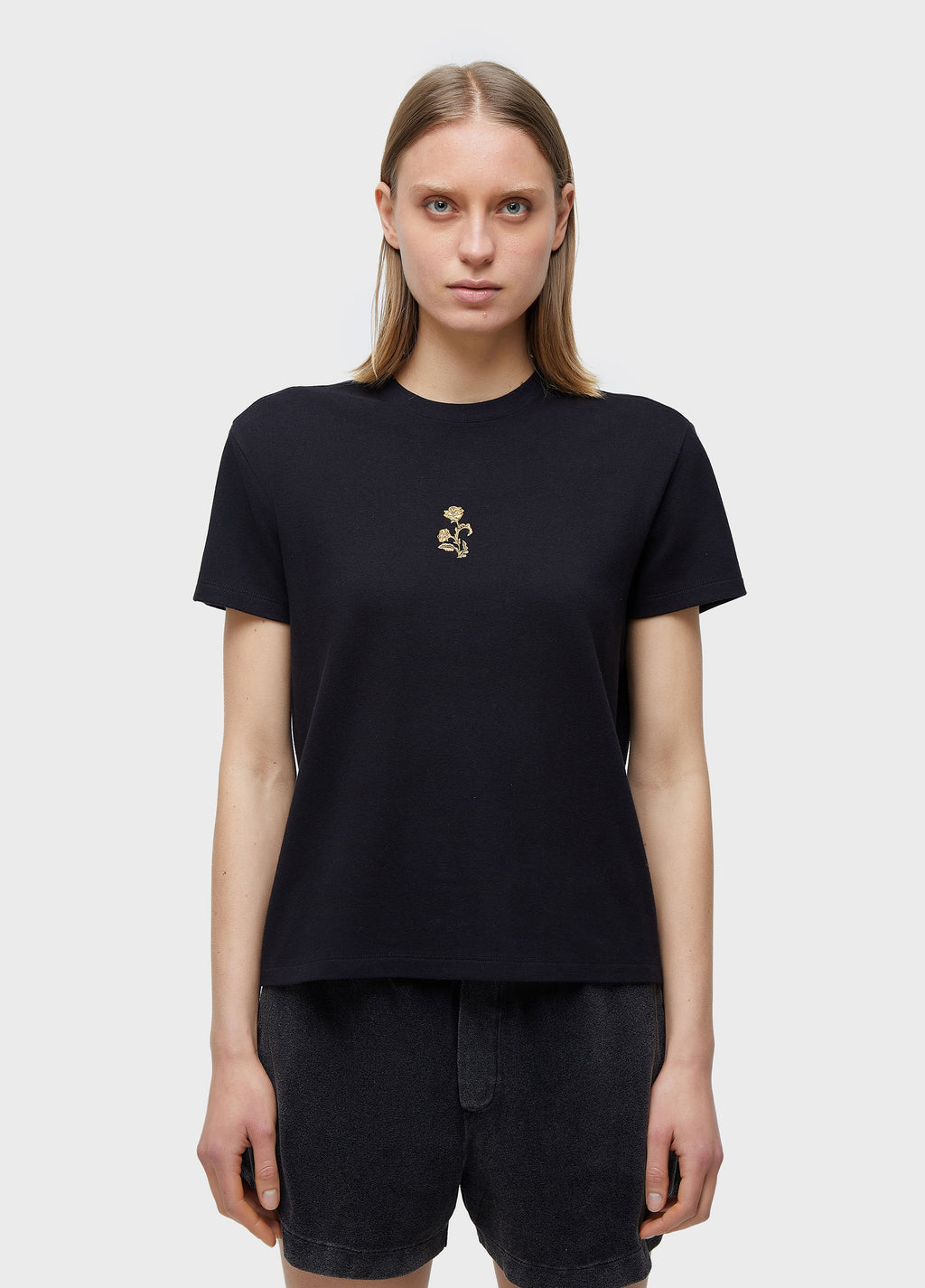 T-SHIRT BORDADO TINY ROSE
