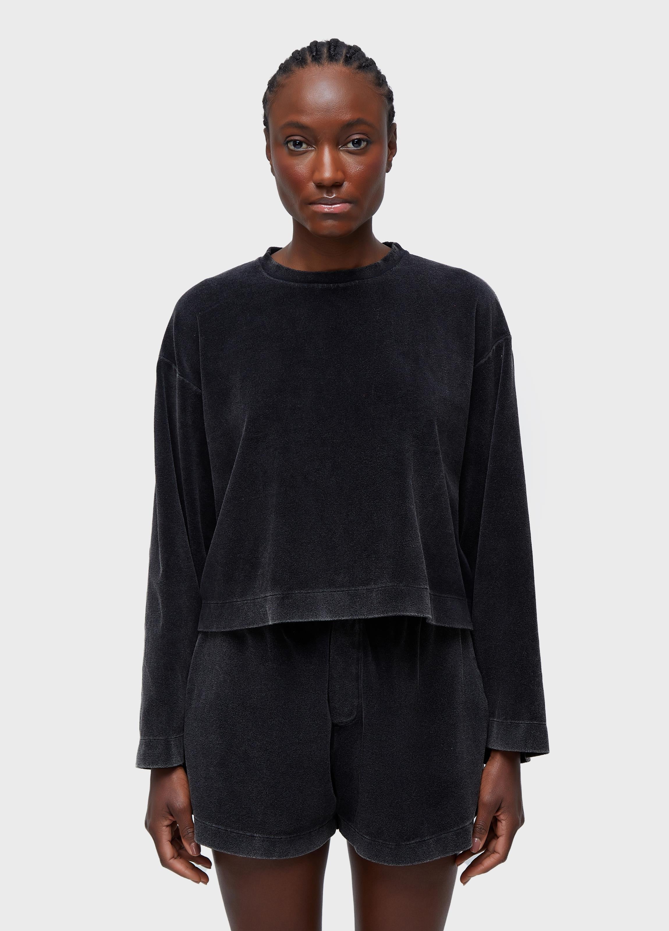 BLUSA ML PLUSH MARMORIZADA