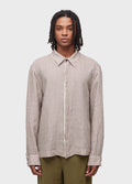 CAMISA OVER BRUN STRIPES