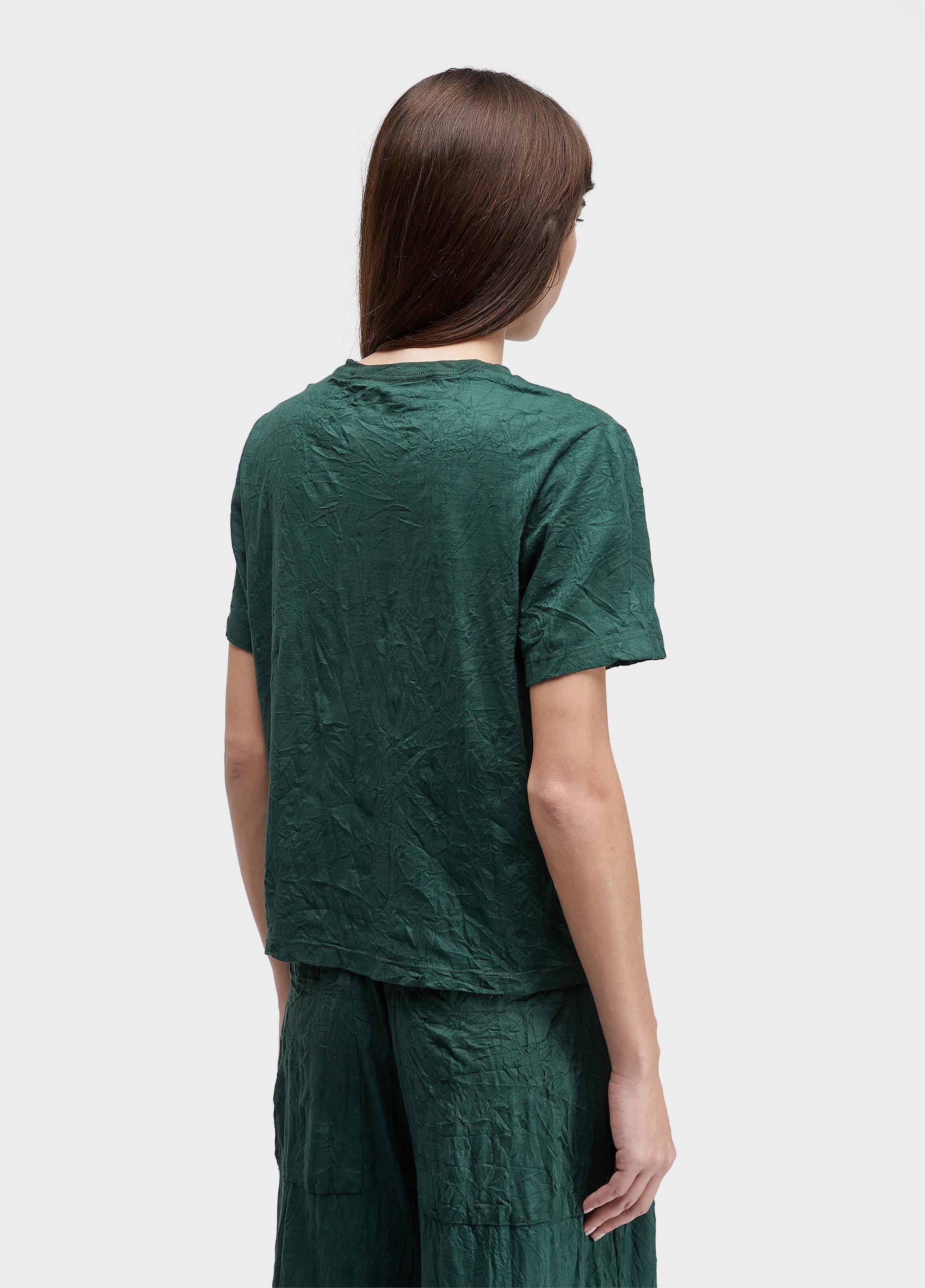 T-SHIRT FEM  WRINKLED COLOUR