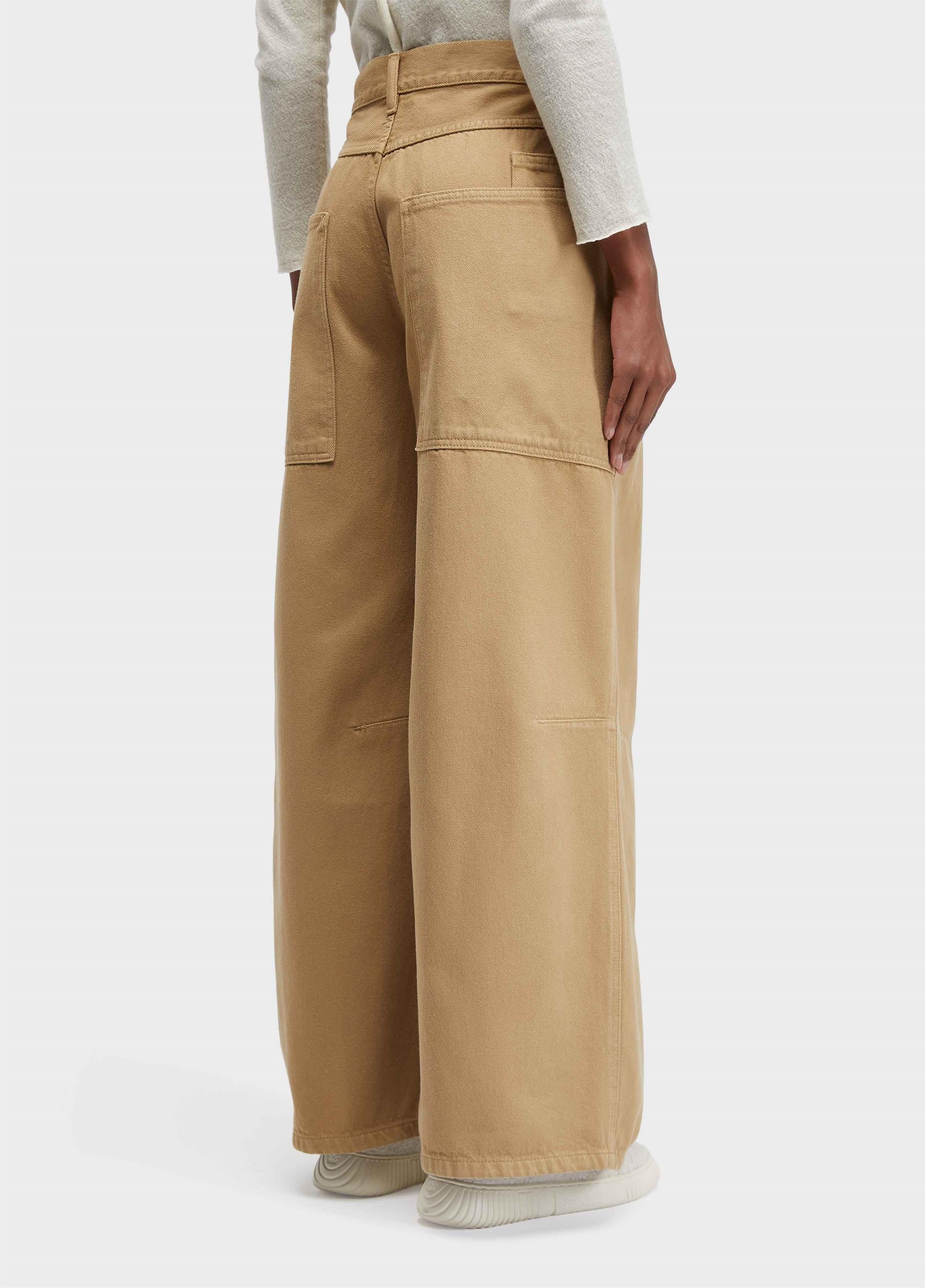 CALÇA PREGAS OVER DENIM